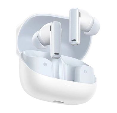 Baseus Bowie M2s True Wireless Earphones, Noise Cancellation, Type-C Charging Port, <10m Maximum Wireless Range, Up to 30 Hours Battery Life - Moon White
