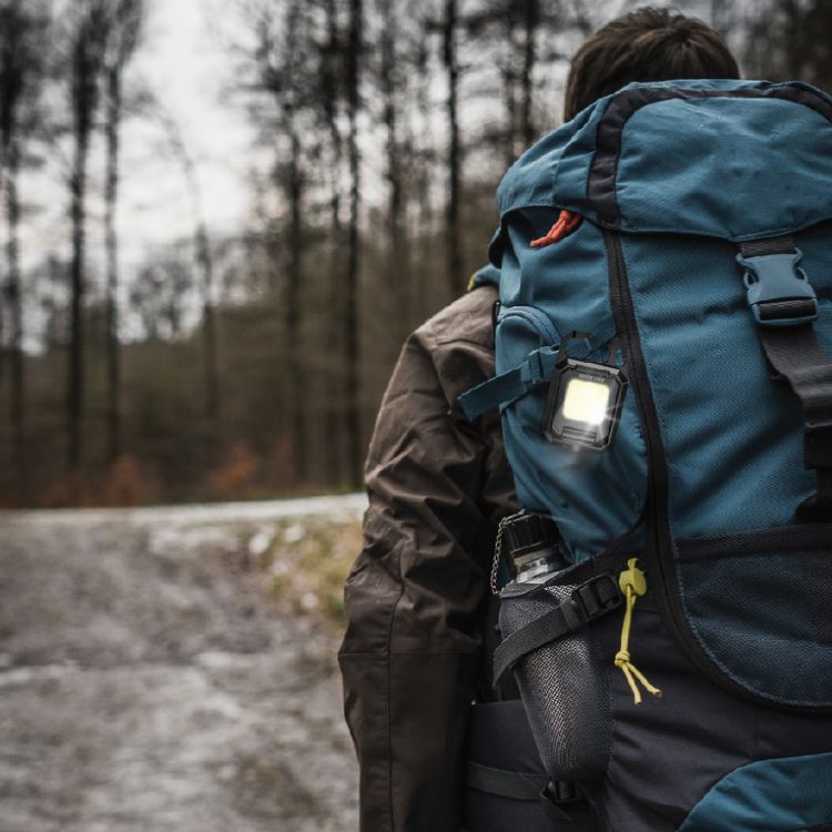 Green Lion Keychain Light with 5 Light Modes, 800mAh Battery, 550 Lumens Brightness, USB-C Charging Port, Up to 7 Hours Working Time, Magnetic Attachment, Foldable Design, 10W Power, Double-Sided - Black