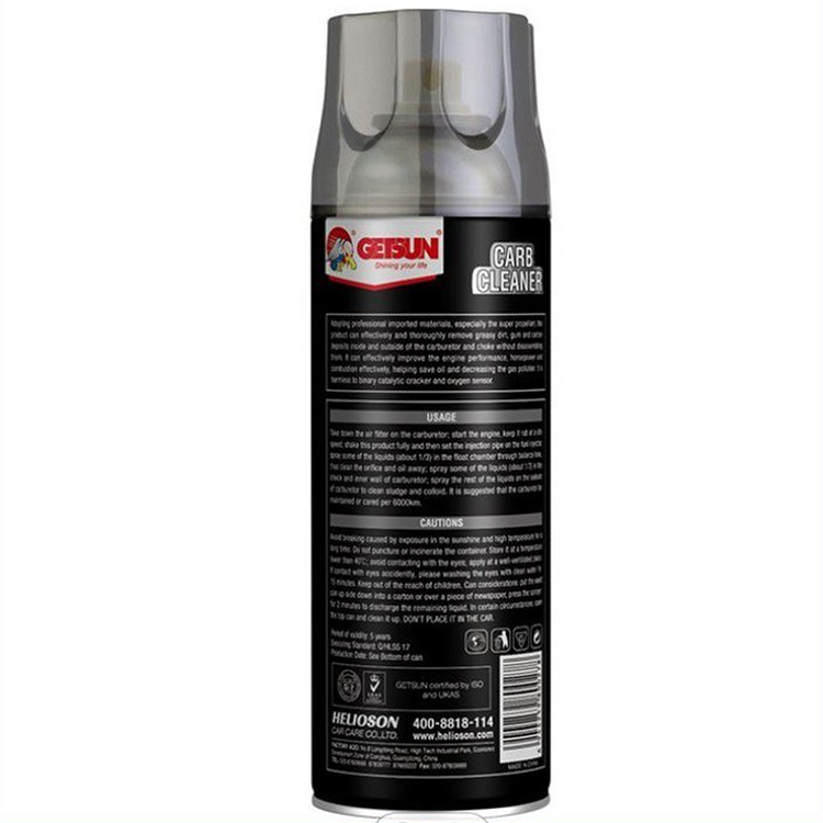 منظف المكربن Getsun، معتمد من ISO 9001 وUKAS