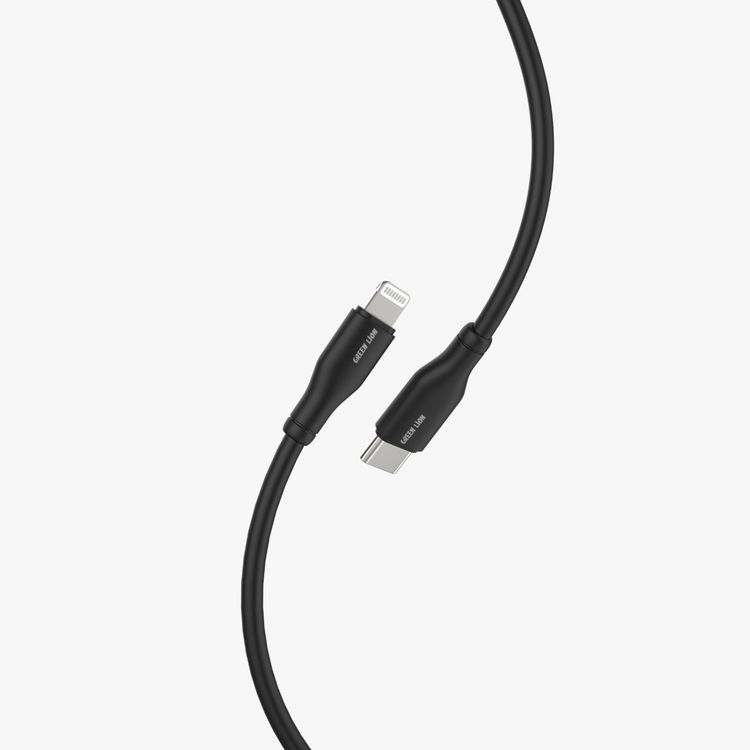 Green Lion Rotterdam Type-C To Lightning - Black