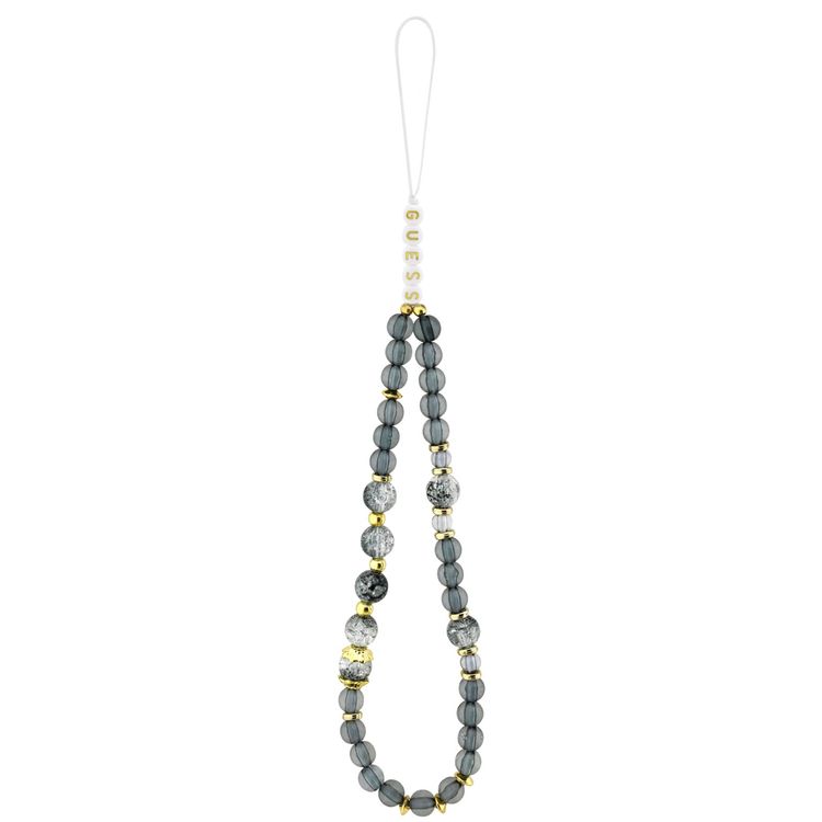 غطاء MagSafe IML بنقشة الزهور وحبل تعليقة لهاتف iPhone 17 Pro Max، تركيب سهل، تغليف مستدام، قبضة مريحة، حماية من السقوط، تصميم نحيف وخفيف الوزن - أسود