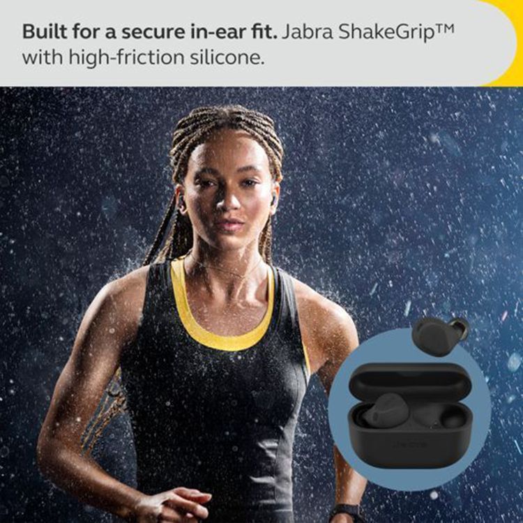 Jabra Elite 8 Active True Wireless Earbuds, Active Noise-Cancellation, Mono Mode, Up to 56 Hours Battery Life, Up to 10 m Operating Range, Up to 3 Hours Charging Time - Black