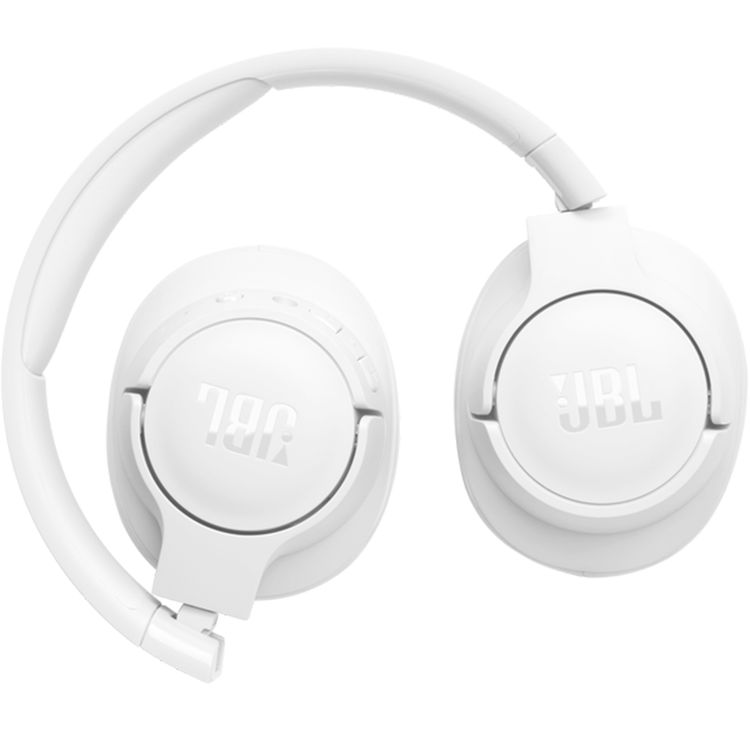 JBL Tune 720BT Wireless Over-Ear Headphones with Voice Aware Technology, Lightweight, Comfortable & Foldable Design, Fast Charge, JBL Pure Bass Sound, Water Resistant, JBL One App - White