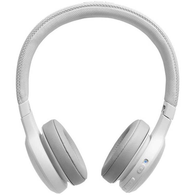 JBL Live 400BT Wireless On-Ear Headphones - White