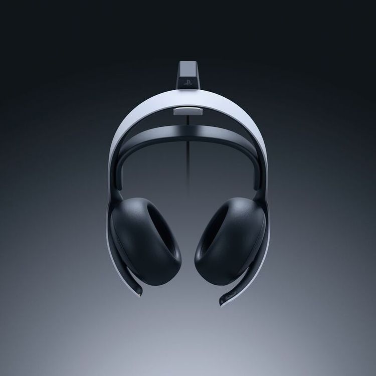 Sony PlayStation PULSE Elite Headset with AI-Assisted, Noise Cancellation, PlayStation Link USB Adapter, Charging Bracket, 30 Hours Battery Life - White