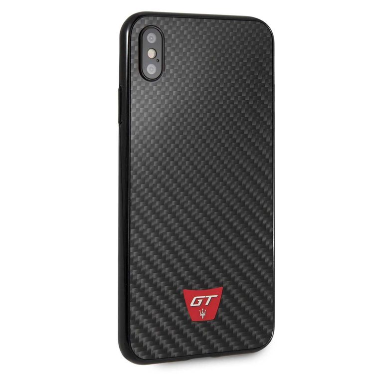 Maserati Gransport GT Real Carbon Hard Case for iPhone Xs Max - Black