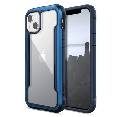 X-Doria Raptic Shield Pro Case with Sleek Design Compatible for iPhone 13 (6.1") Durable Aluminum Frame, Easy Access to All Ports, 10ft Drop Tested, Shock Absorbing