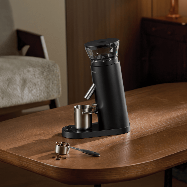 Green Lion Ultimate Grind Electric Coffee Grinder with Dual-Size Portafilter Cradle, 25-35 Grinds on Full Charge, 2×2600mAh Battery, 110W Power, 41mm Precision Burr Grinder with 200RPM Speed & 60 Settings, 130g Bean Hopper, Digital Touch Control – Black