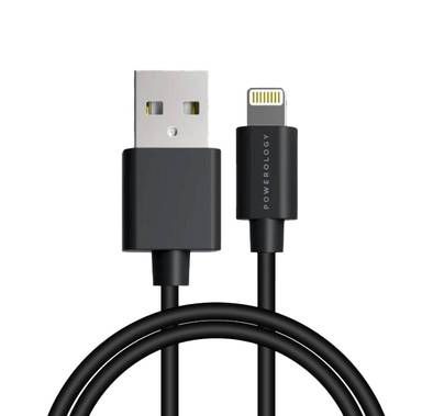 Powerology USB-A to Lightning Cable 3M Fast Charging  Dat...