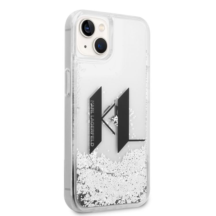 Karl Lagerfeld Liquid Glitter Case Big KL Logo