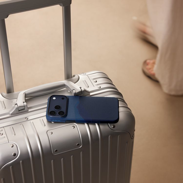 Pitaka iPhone 17 Pro Case with MagSafe Compatible, Ultra-Slim Aramid Fiber, 1500D Durable Woven Material, Camera Control Button, Lightweight, Pocket-Friendly - Over the Horizon