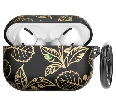 AhaStyle Premium TPU IMD Patterns Case with Anti-Lost Ring Compatible for AirPods Pro, Scratch Resistant, Shock Absorption, Drop Protection, & Dustproof Protective Hard Shell