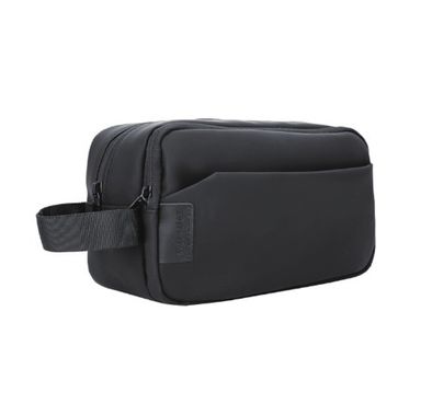 Green Lion Urban Travel Pouch, Reinforced Handle, Fits More Accessories, Cable Organizer, Multiple Pockets & Doubles as a Premium Toiletry Kid, Strong Bearing Capacity - Black