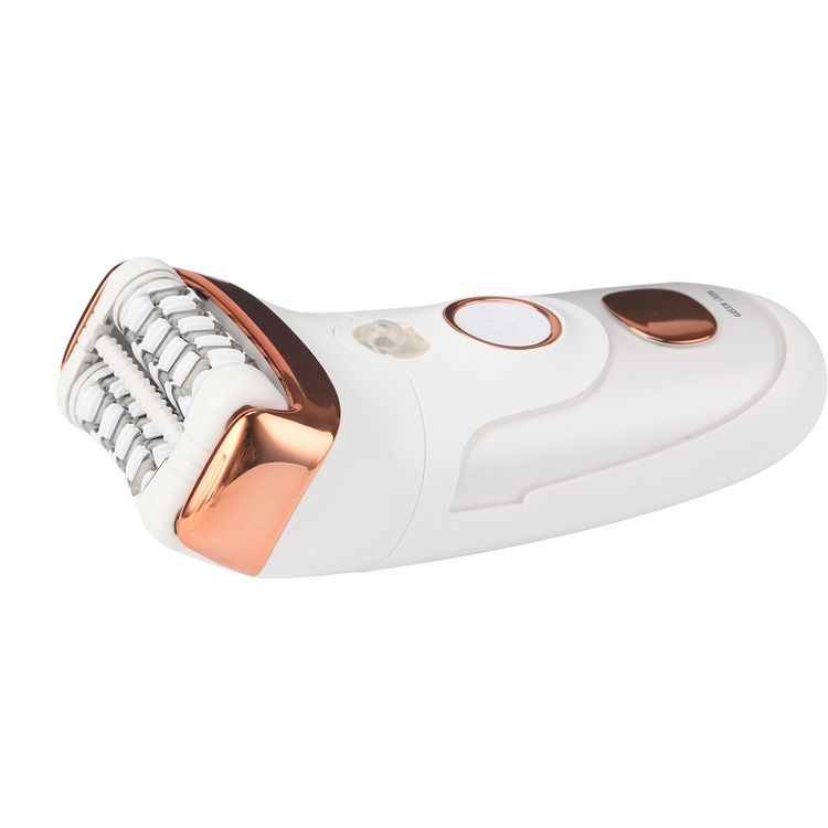 Green Lion 2-in-1 Epilator with Shave & Trim & Epilate Function, Cleaning Reminder, Stainless Steel Blades, 8500RPM Motor, Ergonomic Design, 400mAh Battery Capacity. Digital Display - White