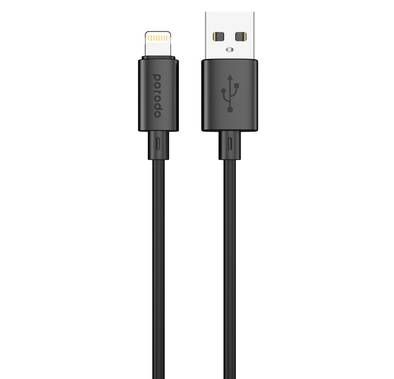 Porodo Blue Cable with USB-A To Lightning Connector, Fast...