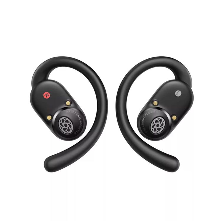 Soundcore V30i Open-Ear Earbuds, Deep Bass, Sweatproof, Dynamic Driver Type, 10 m Bluetooth Range, 12 Hours Play Time, 36 Hours Battery Life - Black