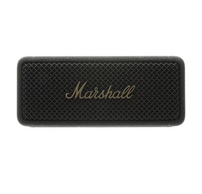 Marshall Emberton II Compact Portable Wireless Speaker, 30 Hours Working Time, Fast Charge (Type-C), Dustproof & Waterproof, 360° Sound, Full Range Drivers - Black / Steel 