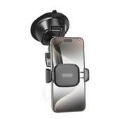 قاعدة تثبيت على شكل كأس شفط من Porodo لا تحتوي على مادة هلامية - أسود