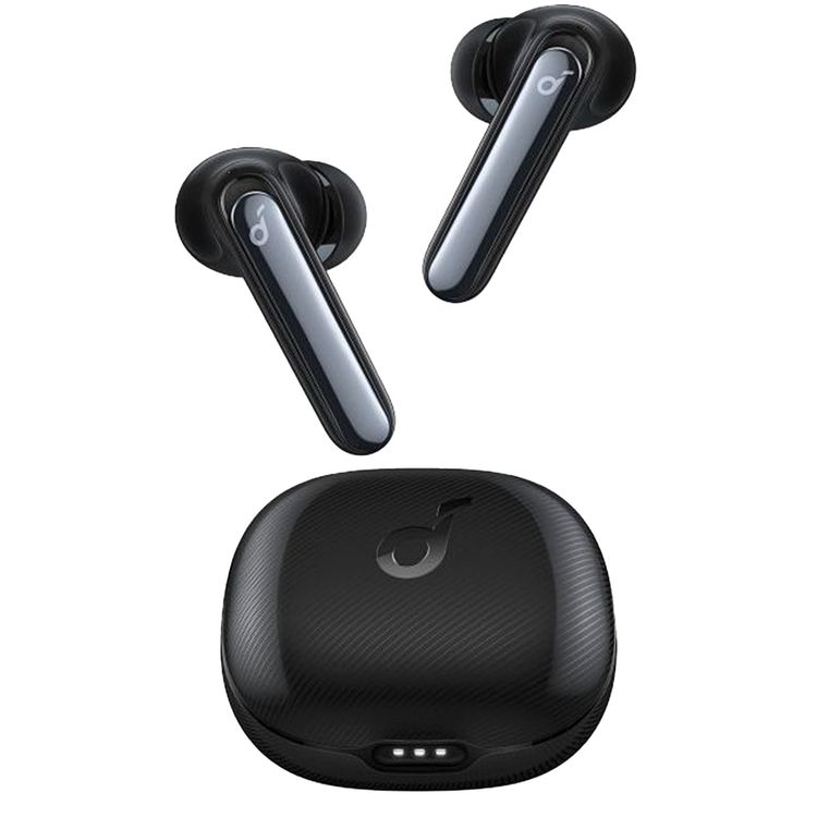 Anker Soundcore Life Note 3 Earbuds, True Wireless, Noise Cancelling, 10 m Wireless Range, 11 mm Dynamic Drivers, Up to 36 Hours Battery Life, Water Resistant - Black