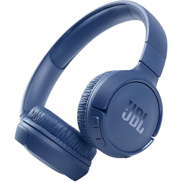 JBL Tune 510BT Wireless On-Ear Headphones with Mic, Pure Bass, 40-hours Battery Life, Foldable Design, Hands-free Calls, Wireless Bluetooth 5.0 Blue