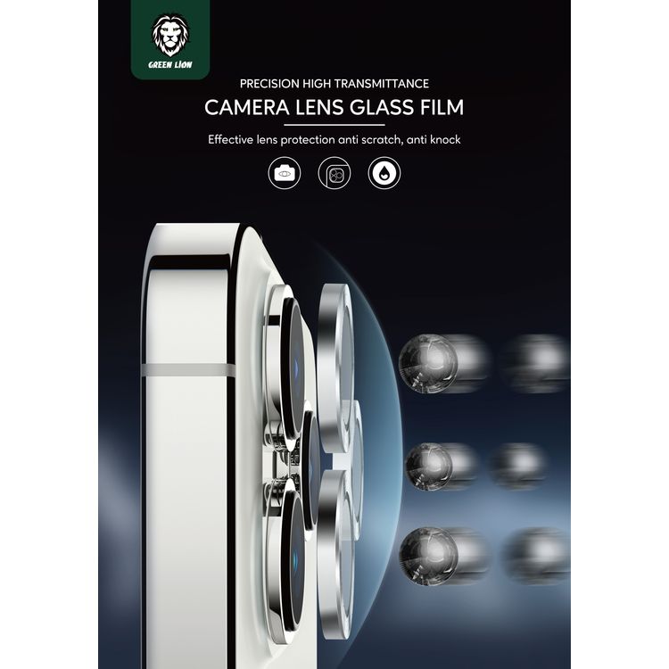 Green Anti-Glare Camera Glass Screen Protector for iPhone 11 - Grey