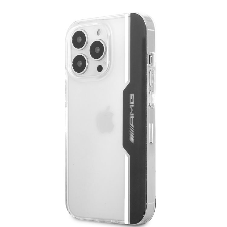 CG MOBILE AMG PC/TPU Hard Case Electroplated Area & Line Compatible for iPhone 13 Pro (6.1") Easy Access to All Ports, Shock-Absorption, Anti-Scratch, & Drop Protection