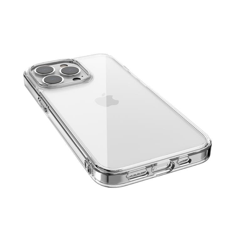 X-Doria Raptic Clearvue Case Compatible for iPhone 13 Pro Max (6.7") Anti-Scratch, Easy Access to All Ports, Military Drop Tested, Shock Absorbing Protection, Snap-on Installation Back Cover Suitable with Wireless Charging