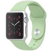 ايجارد من  بورودو سوار ساعة سيليكون لساعة ابل ، سوار معصم بديل مناسب ومريح ، أشرطة قابلة للتعديل متوافقة مع ساعة ابل 40ملم / 38ملم - نعناعي