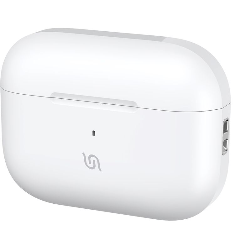 Porodo Soundtec Iconique True Wireless Earbuds with Deep Bass, Hifi Audio, 10m Bluetooth Range, ABS + PC Material, 300mAh Charging Case Battery, 30mAh Earbud Battery - White