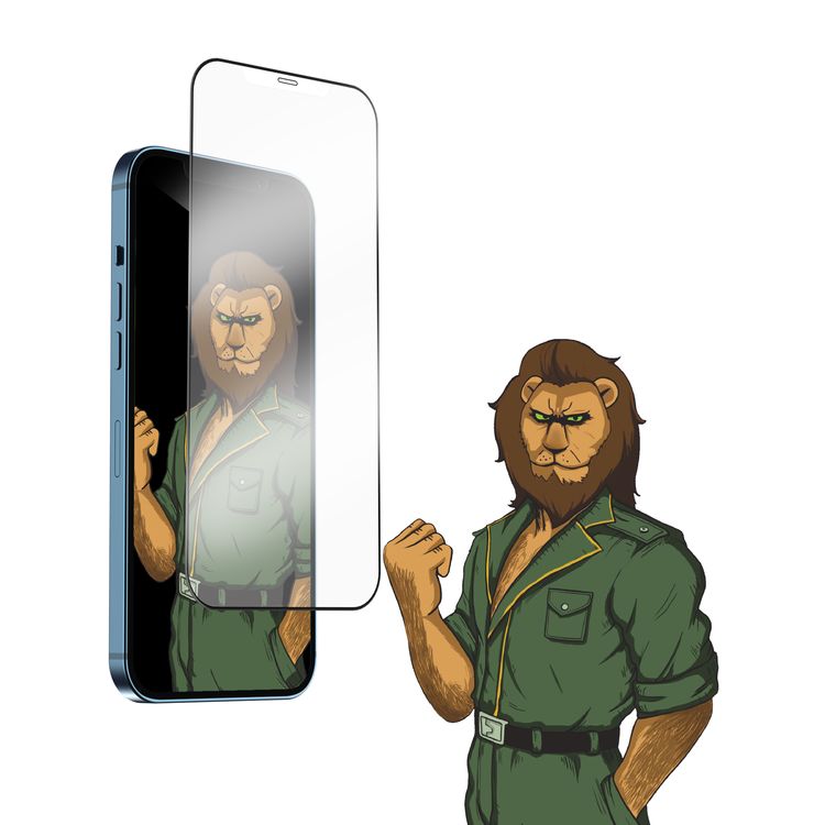 واقي شاشة زجاجي مضاد للتوهج من غرين 2.5D متوافق مع ايفون 12 برو/12  (6.1 بوصة) 9H صلابة ، مضاد للخدش ، سهل التركيب ، زجاج مقوى مضاد للبصمات - شفاف