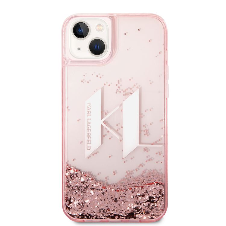 Karl Lagerfeld Liquid Glitter Case Big KL Logo