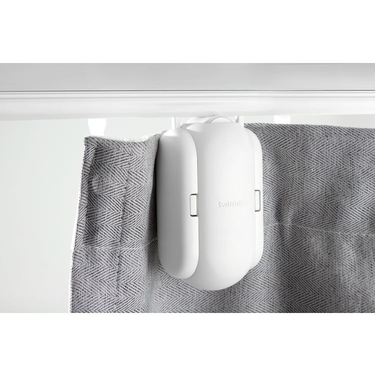 SwithBot Curtain SWITCHBOT-41-WH (i Rail) Wireless App or Automate Timer Control, Add SwitchBot Hub Mini/Plus Compatible with Alexa, Google Home, HomePod -White