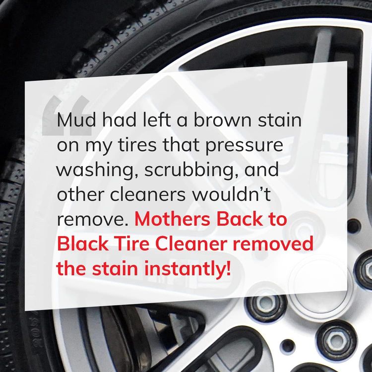 Mothers Back-to-Black Tire Cleaner, 710ml