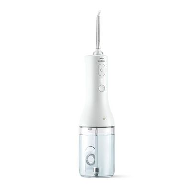 جهاز تنظيف الأسنان اللاسلكي من فيليبس سونيكير 2000 - جهاز لري الفم  - أبيض