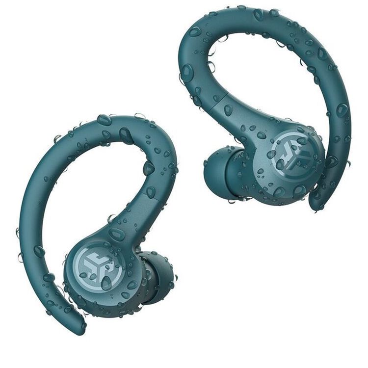 JLAB Go Air Sport True Wireless Earbuds, Touch Controls, Dual Connect, Type-A Charge Plug, 2 Hours Case Charging Time - Teal