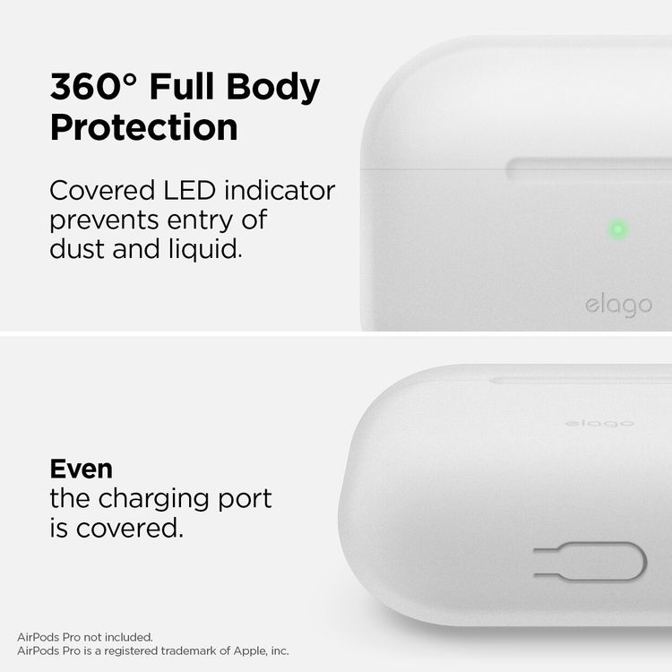 Elago Basic Slim Case for Apple Airpods Pro - Night Glow Blue