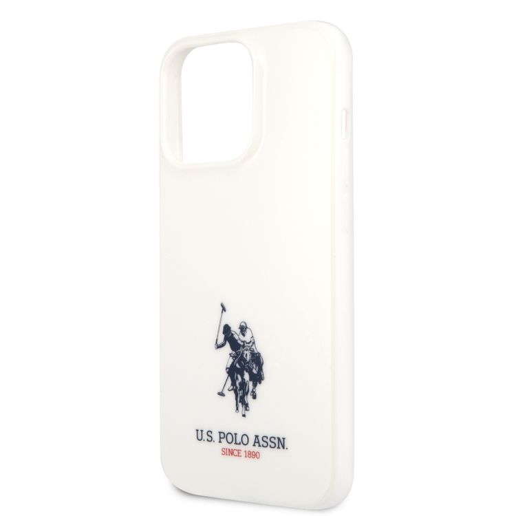 CG MOBILE U.S. Polo Assn. Full TPU Mini Horses Logo USPA Compatible for iPhone 13 Pro Max (6.7") Drop Resistant, Easy Access to All Ports, Anti-Scratch