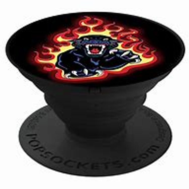 PopSockets Stand and Grip - Panther Flames