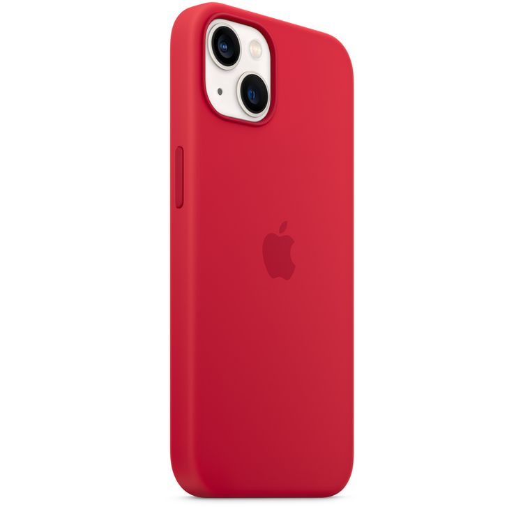 Apple Silicone Case with MagSafe Compatible for iPhone 13 (6.1") – (PRODUCT) RED