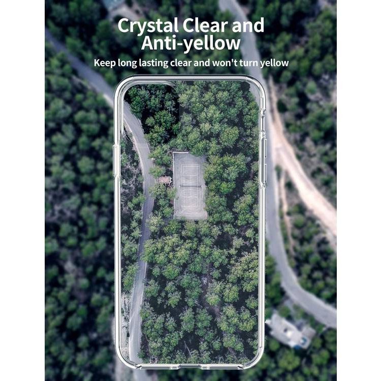 Comma Hard Jacket Phone Case for iPhone 11 Pro Max (6.5") Anti-Scratch, Shock & Drop Protection Back Cover - Crystal Clear