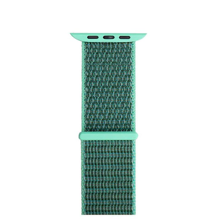 Porodo Nylon Watch Band Compatible For Apple Watch 44mm/42 - Light Green