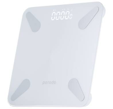 Porodo Lifestyle Bluetooth Smart Body Scale - White