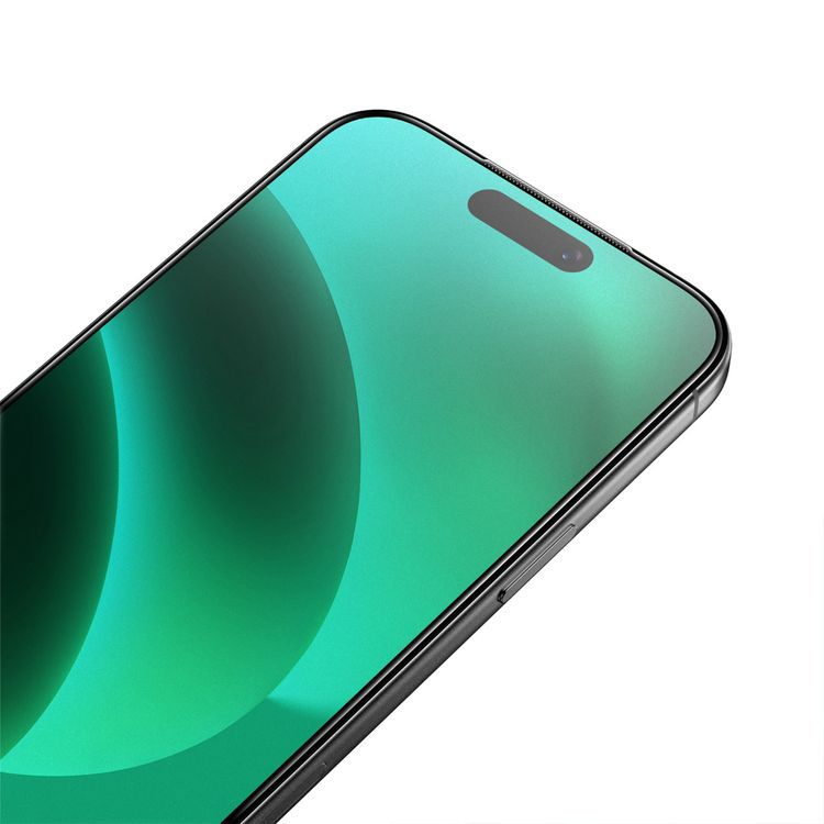 Green Lion 9H Steve Matte Strong Full Glass Protector for iPhone 17 Pro, Crystal Clear, Anti-Scratch, Anti-Fingerprint, Grease Resistance, Air Bubble Prevention, Highly Responsive - Clear