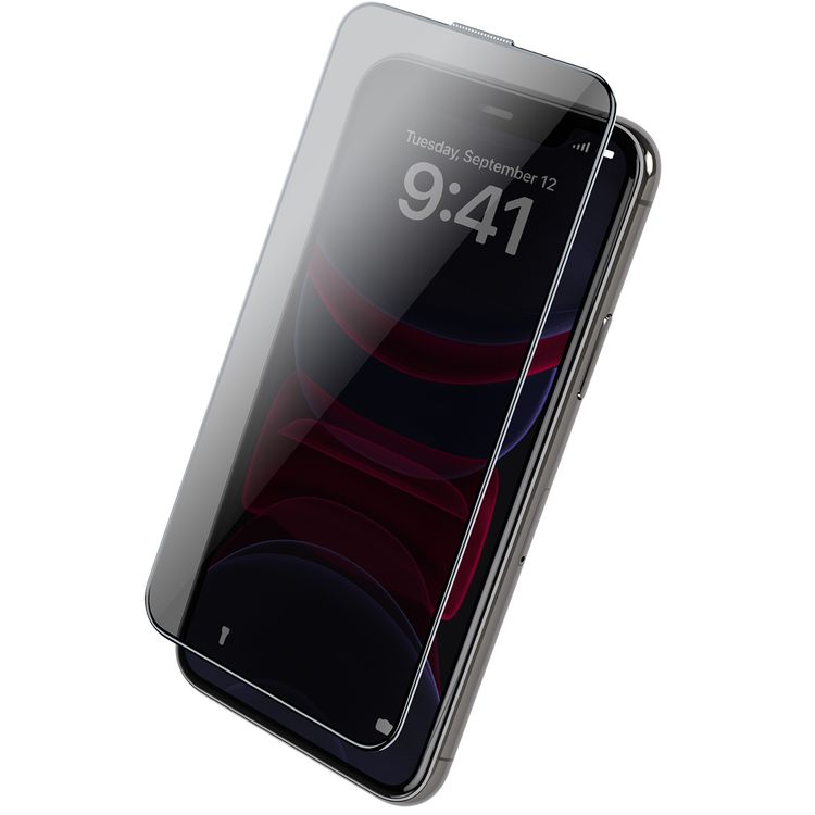 Froog Privacy Screen Protector Anti-Peeping Full Protection Glass for iPhone 11 Pro Max, Anti Fingerprint, Scratch Resistant - Privacy