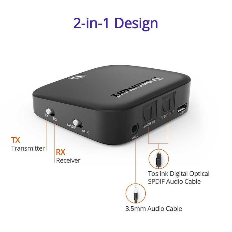 Tronsmart Encore M1 2 in 1 Bluetooth Adapter - Black