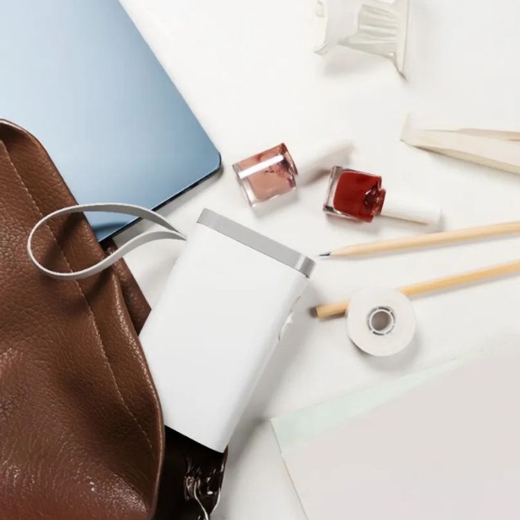 طابعة حرارية لتسمية اللقطات من Green Lion مع قاطع مدمج، 1000 قطعة لكل شحنة، عرض ورق 14 مم، سرعة طباعة 20 مم/ث، دقة 203 DPI - لون أبيض