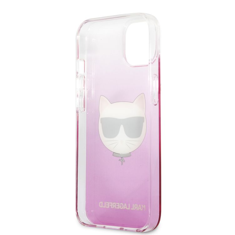 Karl Lagerfeld PC/TPU Choupette Head Case For iPhone 13 (6.1 ) - Pink