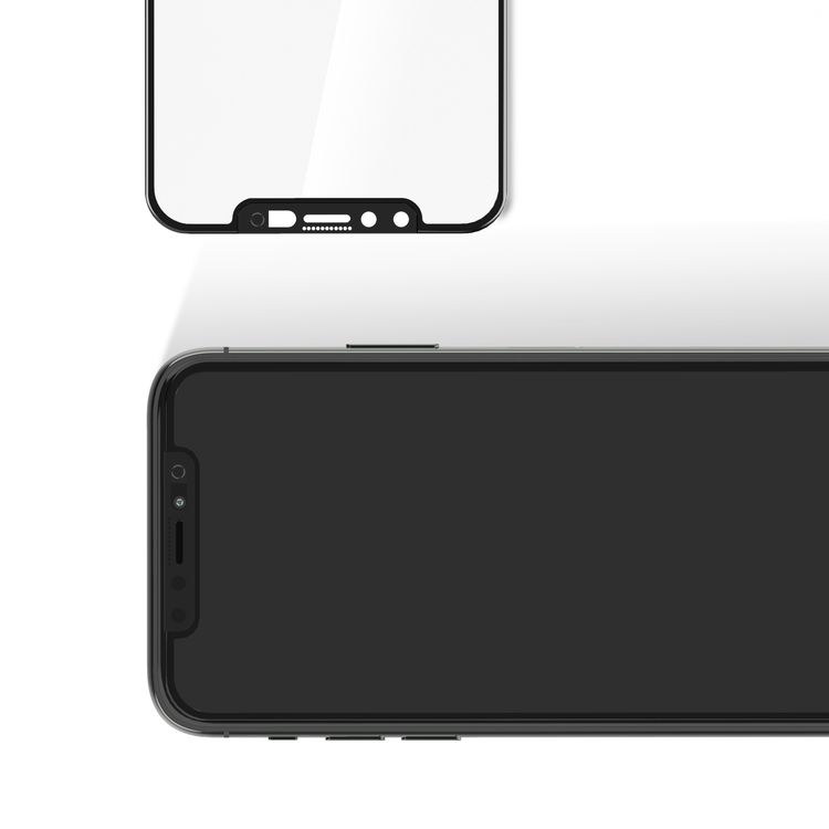 واقي شاشة زجاجي عالي الدقة 3D Security Pro من Green Lion لهاتف iPhone 12 / 12 Pro 6.1 بوصة