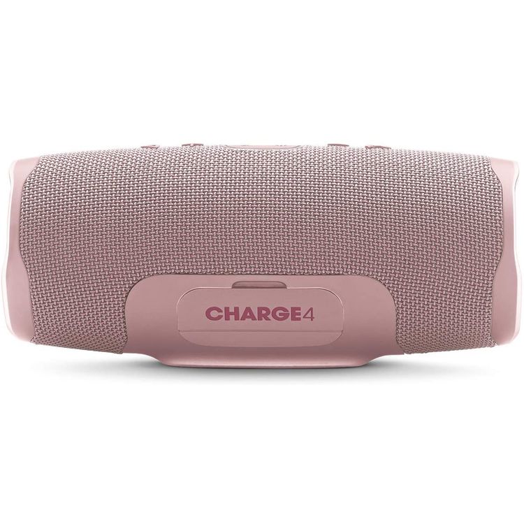 JBL Charge 4 Portable Wireless Bluetooth Speaker with Built-in Power Bank, 7500mAh Battery 20-hours Playtime, IP67 Waterproof & Dustproof Feature - Pink