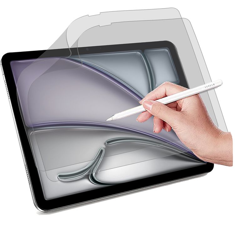 Green Lion iPad Screen Guard 360° Privacy for iPad Air 13", Anti Scratch, Coated with Hydrophobic Layer, Anti Fingerprint & Ultra Smooth, Perfect Fitting, Oil Resistant Coating - Black